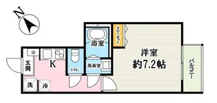 埼玉県和光市下新倉3【アパート】の間取り