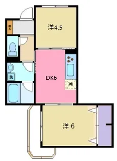 TKマンション【2階】の間取り