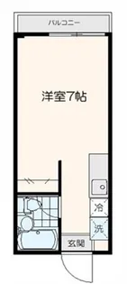 ウィンコーポ北野【3階】の間取り