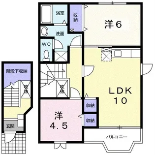 グローリア・Hの間取り