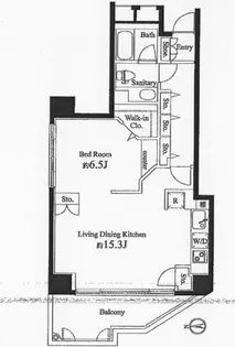 フリーディオ西麻布【3階】の間取り