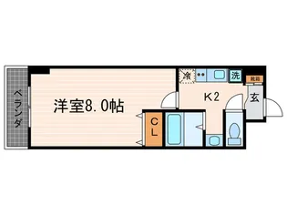 Eau de Vie 烏丸通【4階】の間取り