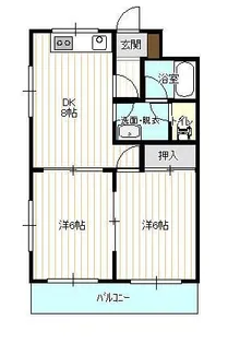 キャッスルシャインA【3階】の間取り