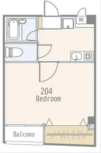 アーバンプレイス上野毛【2階】の間取り