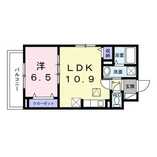 ラ・ヴィータ南門真III【3階】の間取り