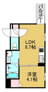 KISHINOSATO ST【3階】の間取り