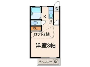 ア-バン三菊【1階】の間取り