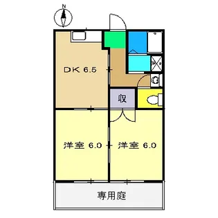 コンフォートクボカワ【1階】の間取り