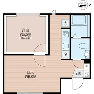 トロイメライ板橋大山ラシクラス【3階】の間取り