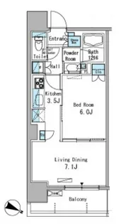 パークアクシス東十条【6階】の間取り