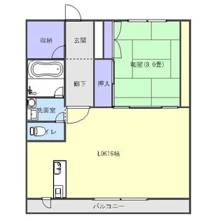 allmande(アルマンド)【3階】の間取り