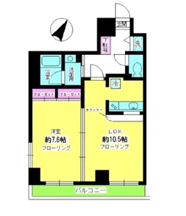 クレール目黒【3階】の間取り