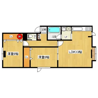 ライフマンション【1階】の間取り