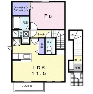 アルバ.S【2階】の間取り