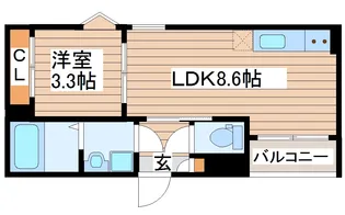 REGALESTくるみ【1階】の間取り