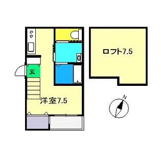 est I【2階】の間取り