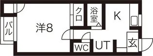 ネオ・メープル高松【2階】の間取り