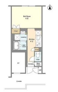 ラクラス中野南台【3階】の間取り