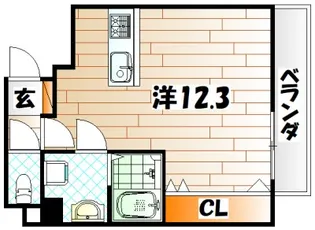 ドレスローズ【5階】の間取り