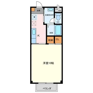 プランドールハイツ【2階】の間取り