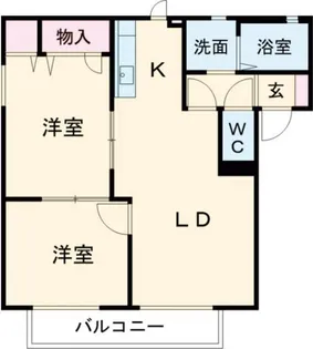 アーバン21 C棟【1階】の間取り