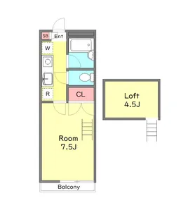 アムール和光【2階】の間取り