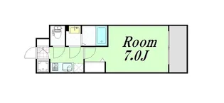 エスリード中之島ザ・コア【4階】の間取り