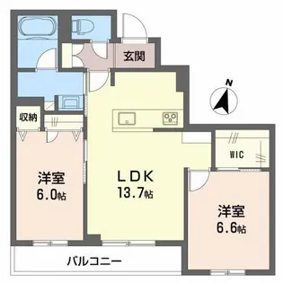 ニンナ・ナンナC棟【3階】の間取り