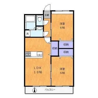 エザンス【2階】の間取り