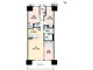 クラッシィハウス京都六地蔵ゲートタワー【8階】の間取り