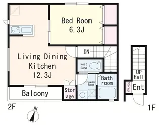 メゾン シェリール【2階】の間取り