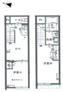 ソルナクレイシア明大前【2階】の間取り