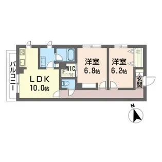 エクラージュ【1階】の間取り