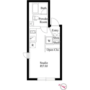 PASEO白山II【3階】の間取り