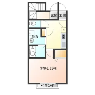 メゾンさくら【1階】の間取り