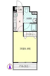 ウィステリア溝の口【5階】の間取り