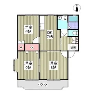スワンC【2階】の間取り