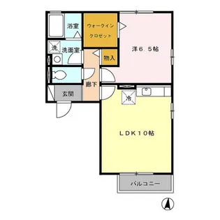 アイスリーハイツ【2階】の間取り