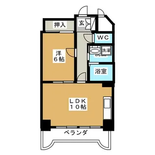 サンセリテ内山【1階】の間取り