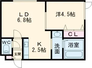 Clover【1階】の間取り