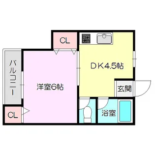 サンヒルズ【1階】の間取り