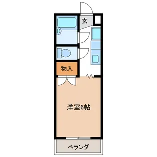 アネックスミヤタ拾号館【1階】の間取り