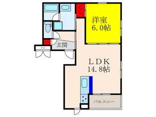 Nike-La-Victoire江坂【3階】の間取り