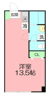 第18明智ビル【3階】の間取り