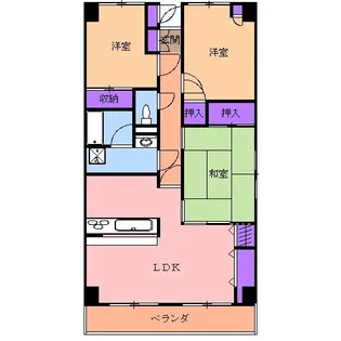 エクセレンス今泉【3階】の間取り