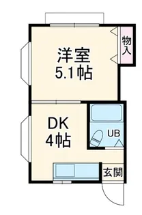 カーサ香川【1階】の間取り