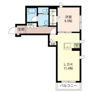 Aming(アミン) ShaMaison【2階】の間取り