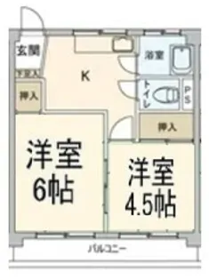 クロノス府中【2階】の間取り