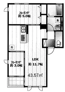 国分寺ハイム【1階】の間取り