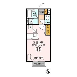 ヴィラ パーチェ【1階】の間取り